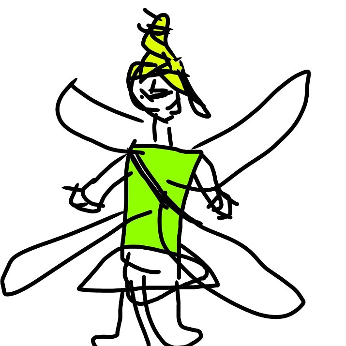 QuePaint's tweet image. tinker Bell só q mais bonita