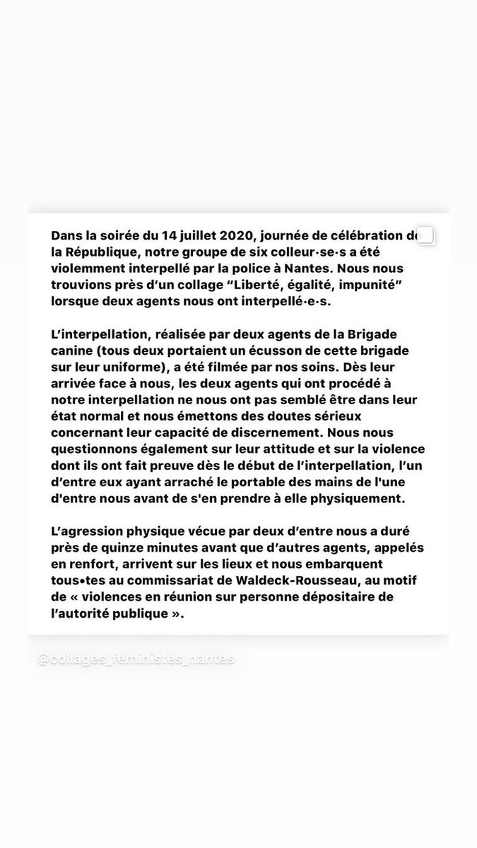 mizukimoimeme's tweet image. Tw :violence policière #nantes #collages #police