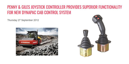 cw_indgroup's tweet photo. #TBT 2012 to when we supplied one of our JC6000 Joysticks for a Dynapac Soil Compactor. Learn more here https://t.co/B7fMmXRqzC
#Throwback #ThrowbackThursday #SoilCompactor #Dynapac #Joystick #JoystickController #PennyandGiles #ConstructionVehicle #Construction https://t.co/fHP9sQTm9v