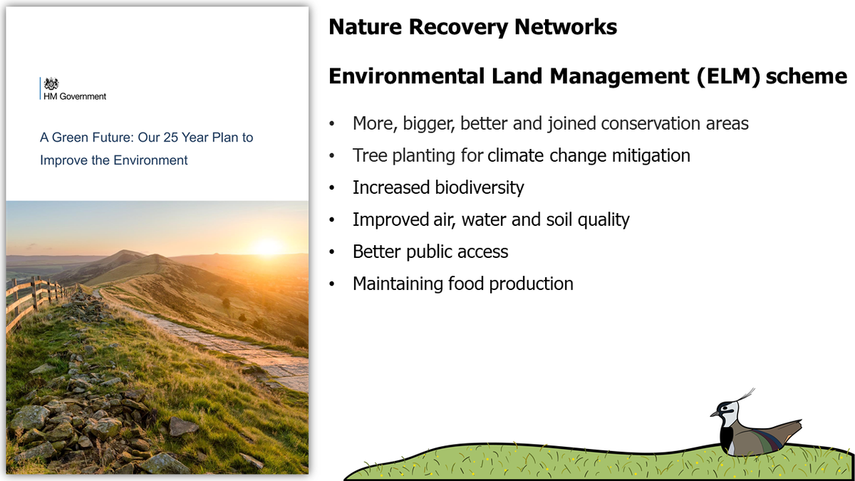 2/6  #DICECON2020  #ConsAreaThese new approaches are outlined in the  @DefraGovUK 25 Year Plan. But the recommended actions are a wish list & ignore the trade-offs involved. To make informed decisions about what to do and where, we should adopt systematic conservation planning.