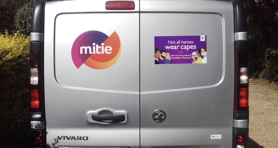 JCrosbyMPS's tweet photo. A nice little signage addition to our fleet. Thank you to our exceptional heroes.  #mitie https://t.co/TIuCxFK5w7