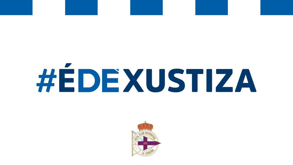 RCDeportivo's tweet photo. #éDÉxustiza · #esDÉjusticia https://t.co/raVcCt4Pq0