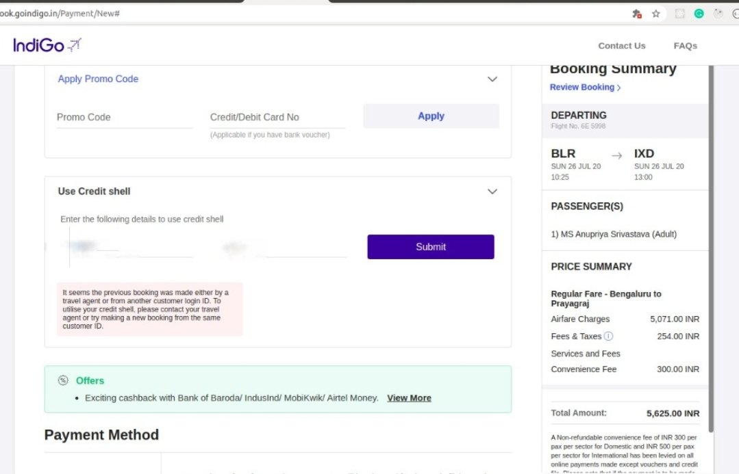 _53R3N1TY's tweet photo. I had booked my ticket through @happyeasygo. I got msg that my amount will be credited to credit shell. That was an @IndiGo6E flight. Now I am struggling to find a way on  HEG site to redeem the credit. Trying to reach 24x7 support. But "no. is not in use" Need help @happyeasygo https://t.co/ee9ucXMJ5q