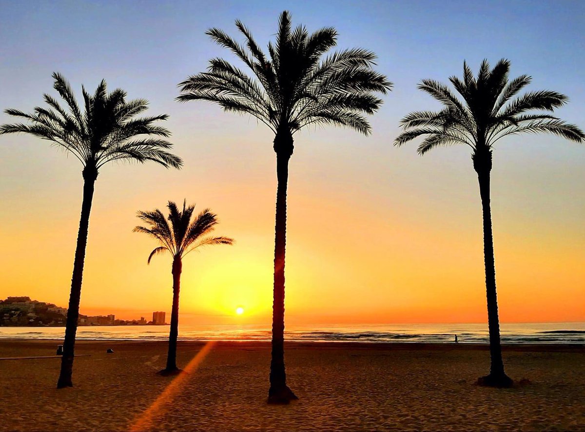 MeteoCullera's tweet photo. Jueves cálido desde primera hora, pasada la inestabilidad de la jornada de ayer. Alcanzamos los 30° en #Cullera con una humedad del 50%. Radiante amanecer hoy desde #SanAntonio (José Gogo), el #Marenyet (Juan Archil) y el #Dossel (Clara Palomares). https://t.co/hqcqYMC9IM https://t.co/hZk44IHrcu