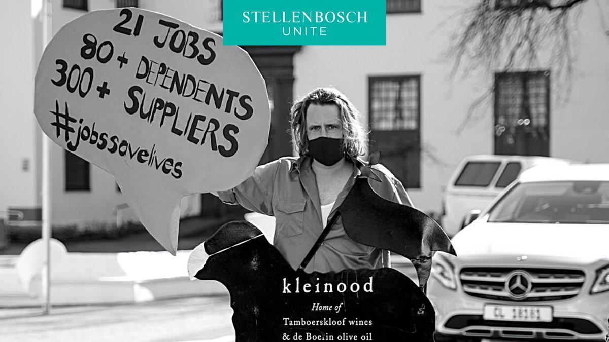#JobsSaveLives 21 jobs, 80+ dependents and 300+ suppliers at Kleinood.

To donate to the Stellenbosch Unite emergency food aid, please visit stellenboschunite.org

#stellenboschunite #stellenbosch #SouthAfrica 

<a href="/VisitStellies/">Visit Stellenbosch</a> <a href="/StellWineRoute/">Stellenbosch Wine Routes</a> <a href="/News24/">News24 🇿🇦</a> <a href="/Eat_Out/">Eat Out</a>