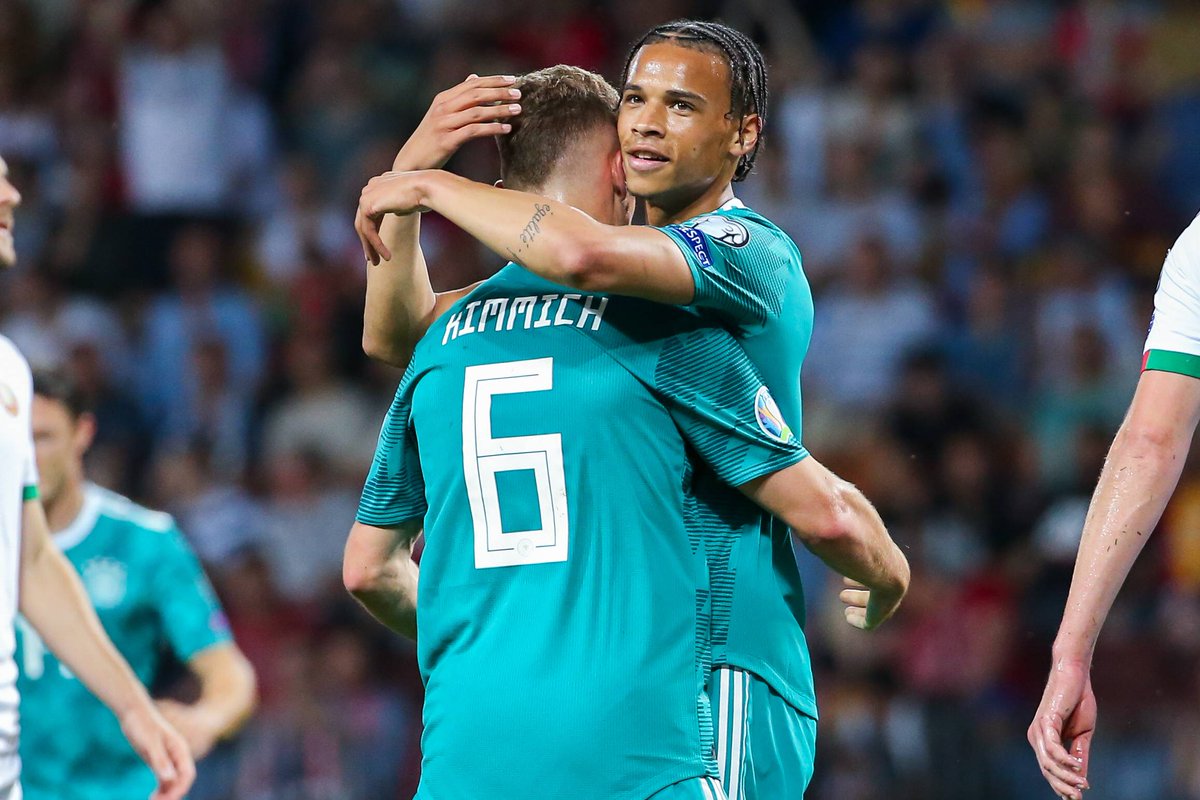 🗨️ @LeroySane19 über seine Entscheidung: "Der nervigste war Joshua #Kimmich. Er hätte mich am liebsten jeden Tag angerufen und gefragt, wie die Sache steht."

#ServusLeroy