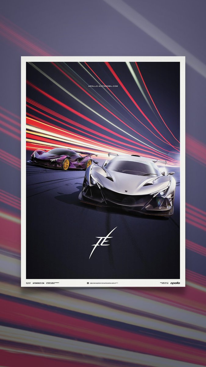 Apollo Automobil (@apolloautomobil) on Twitter photo First and foremost, we hope you are all keeping well and we have missed you dearly.
After our purposeful break from social media, we are proud to release the launch of two special edition #ApolloIE creatives developed with our friends <a href="/IAmAutomobilist/">Automobilist</a> First and foremost, we hope you are all keeping well and we have missed you dearly.
After our purposeful break from social media, we are proud to release the launch of two special edition #ApolloIE creatives developed with our friends <a href="/IAmAutomobilist/">Automobilist</a>