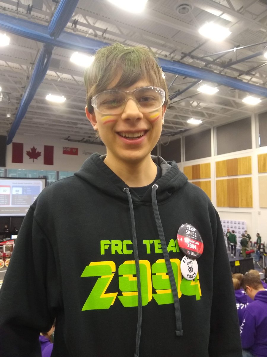FRC_Team2994's tweet photo. Kieran is heading off to @CarletonU_Eng to study mechanical engineering. Kieran quickly found his talent in the design team. His organization has set in place many procedures and policies that keep the design process a fluid one. We wish Kieran much success at Carleton. https://t.co/BFKB7VFVV0