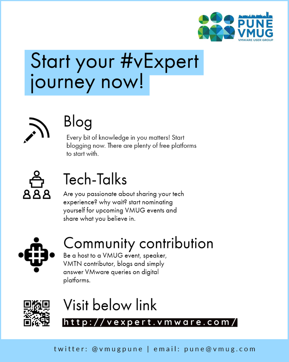Do you know your blog can lead up to getting yourself a vExpert status? to know more about <a href="/vExpert/">VMware vExpert</a> visit vexpert.vmware.com