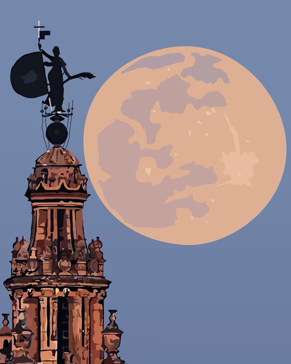 martaboso98's tweet photo. Después de varias semanas trabajando en ello: por fin os puedo enseñar la ilustración de la Giralda! 

Comparte si te gusta 🙏🏻❤️ https://t.co/6GKhGfveFv