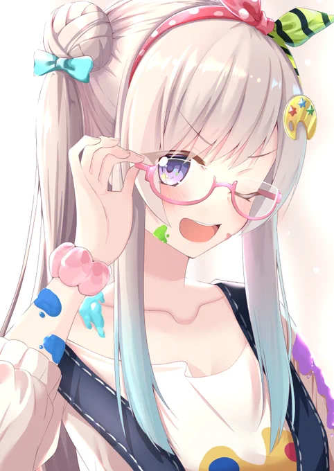 イオフィちゃんにメガネをかけてもらいました!!
#ioarts 