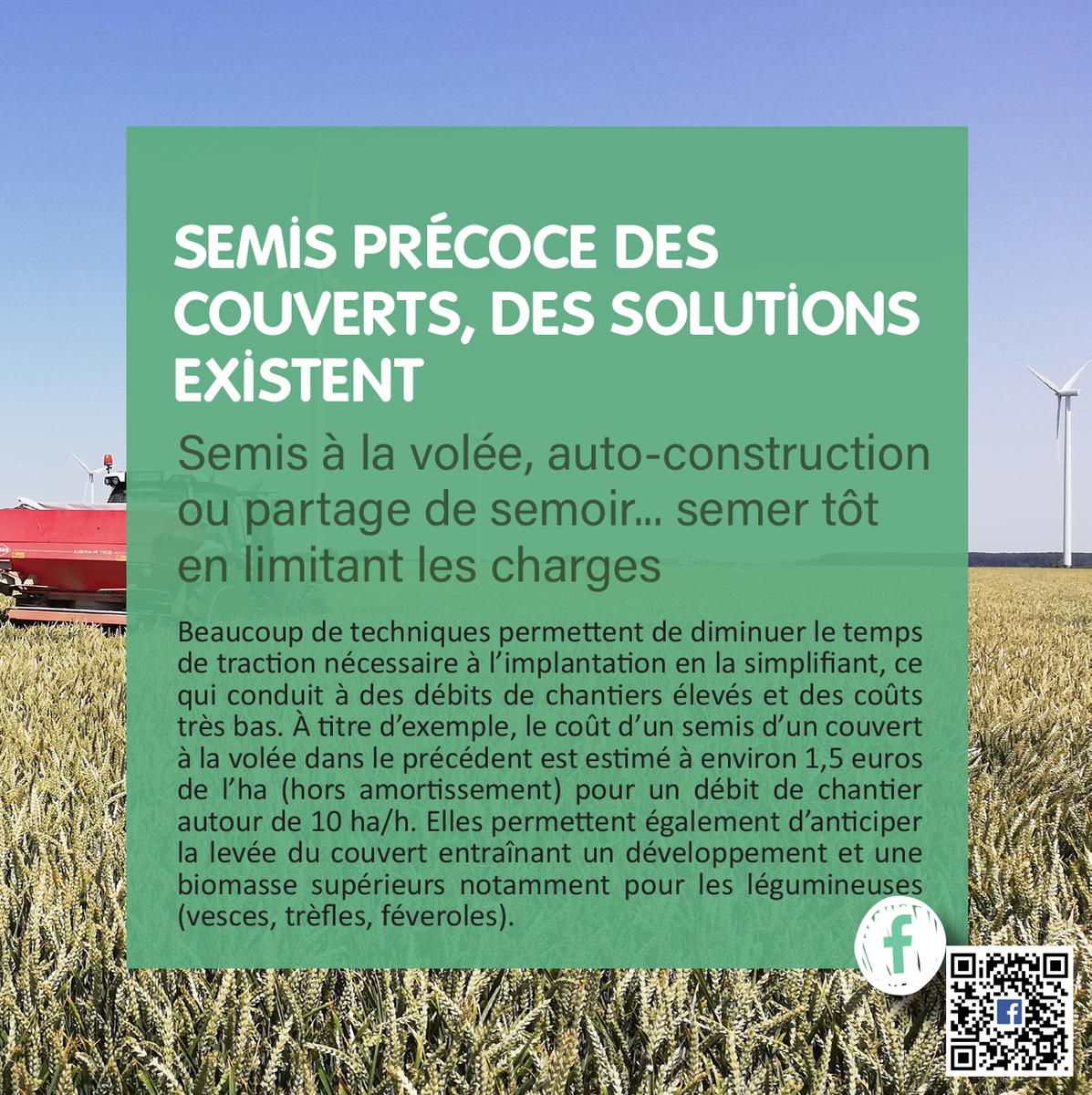 AgroTransfertRT's tweet photo. 🌱Vous êtes intéressés par les innovations en matière de couverts d'interculture ? Venez assister au colloque "Couverts d'interculture, apprendre à cultiver les services" Mardi 17 novembre 2020 à Saint-Pierre-Aigle

👉 Rejoignez l'évènement https://t.co/VI3Qzi2m2V https://t.co/1P2EGaiFNa