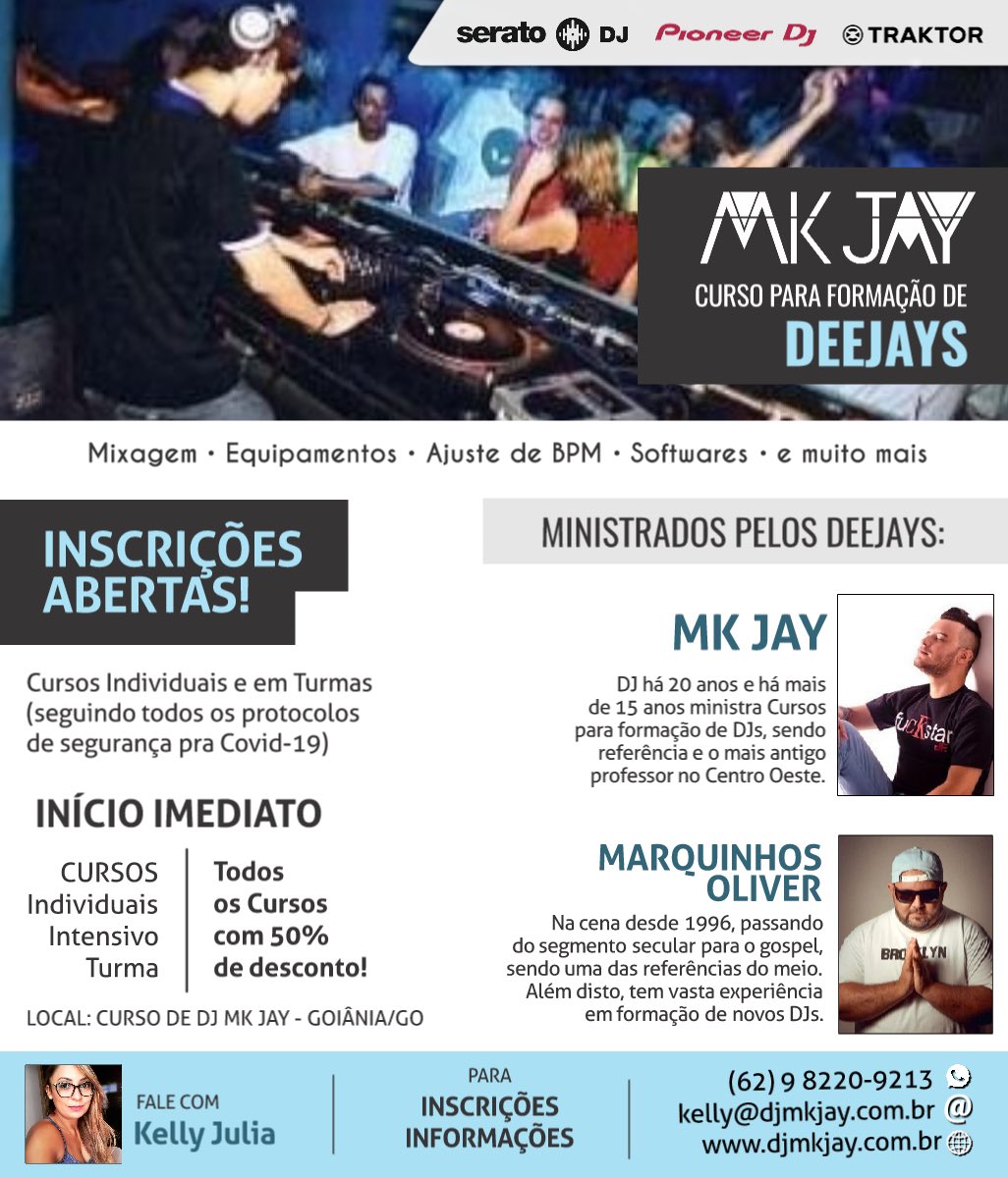 VENHA SER DJ!! #cursodedj #cursodjgoiania #cursodiscotecagem #goiania #djmkjay #openformatdj #mkjay #cursopandemia #djgoiania