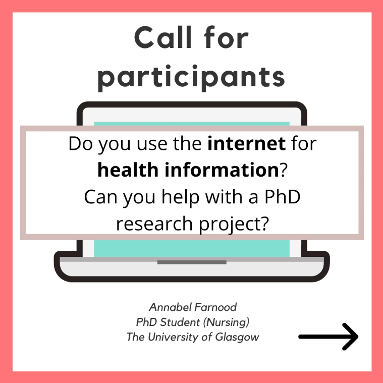 AnnabelFarnood's tweet photo. Have you ever used the internet to self-diagnose/look up health information for heart failure? Would you be interested to take part in an online interview study about online self-diagnosis? If so, please see below for further details and get in touch! Thank you. https://t.co/ediwFfAebV