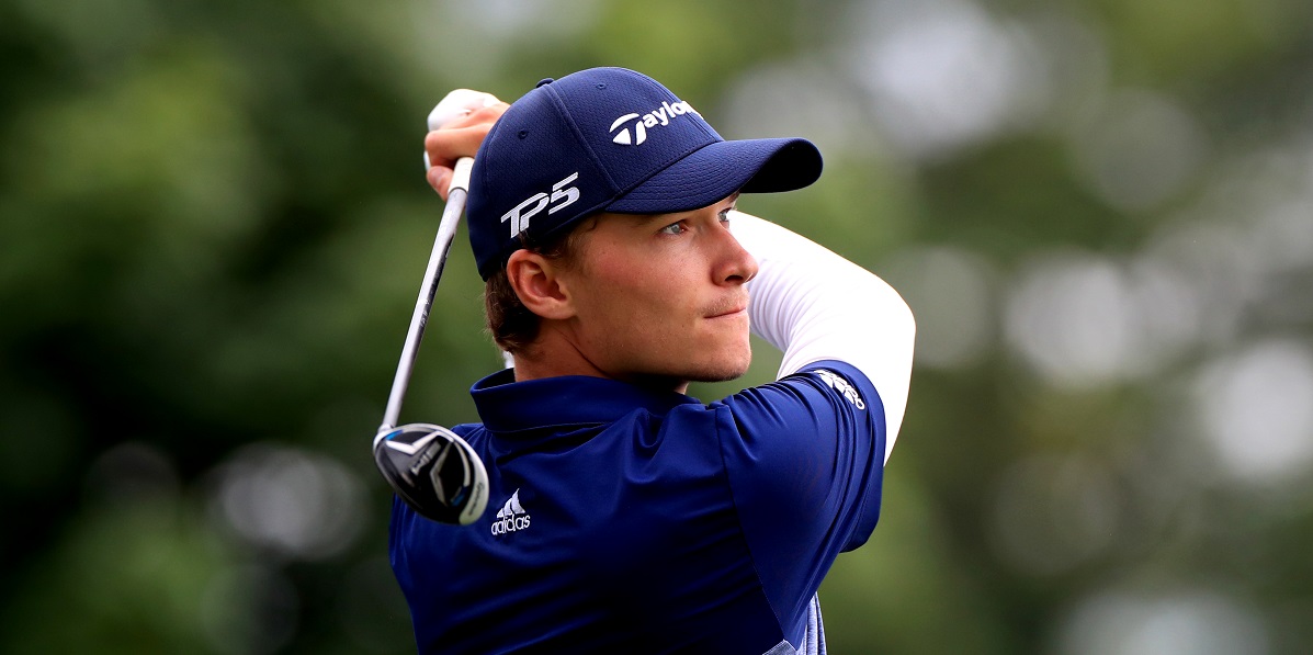 TaylorMadeTour's tweet photo. In the Zone. 💪
Rasmus Højgaard (-9) heads into moving day two shots back at the #BetfredBritishMasters. #SIMrescue #TeamTaylorMade https://t.co/xZ8Odct3Up