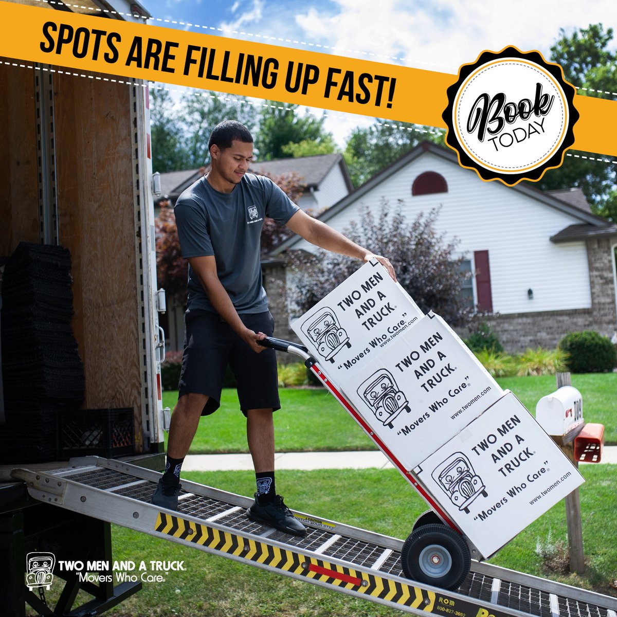 Spots are filling up fast! July and August are traditionally our busiest months of the year. If you know you're moving this summer, give us a call at 704-525-0555 to get on the schedule! 📱🚛