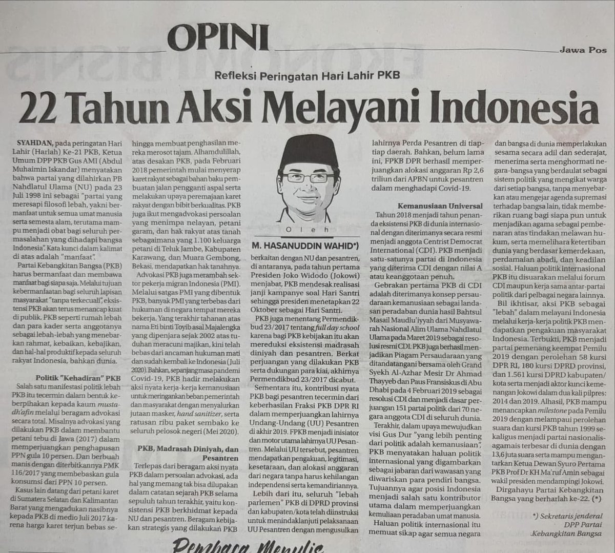 #Harlah22PKB #AksiMelayaniIndonesia