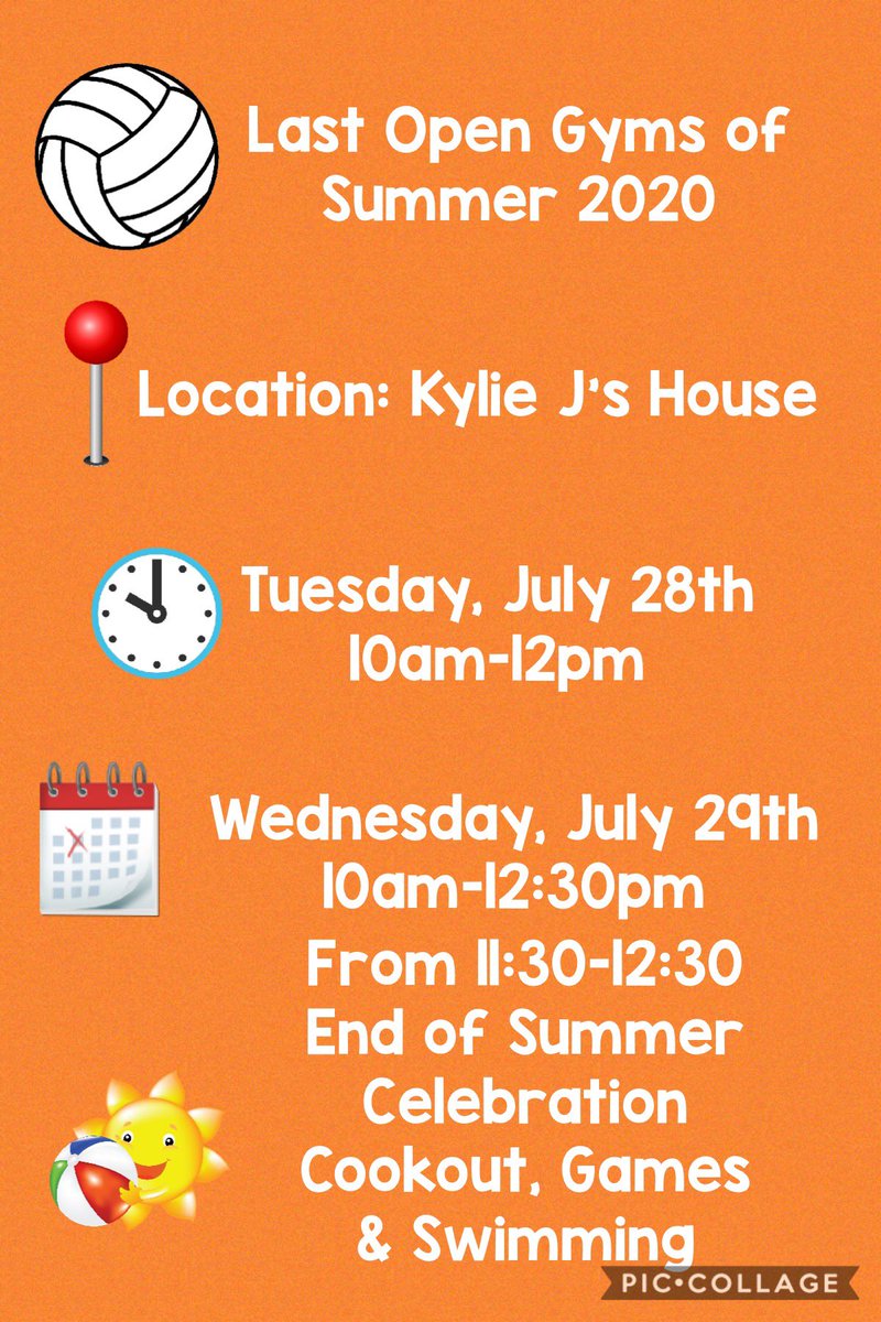 volleyball_mc's tweet photo. Our Final Open Gyms of the Summer are Next Week! ☀️🏐🌞 #mccardinals https://t.co/eR8pEGSUV0
