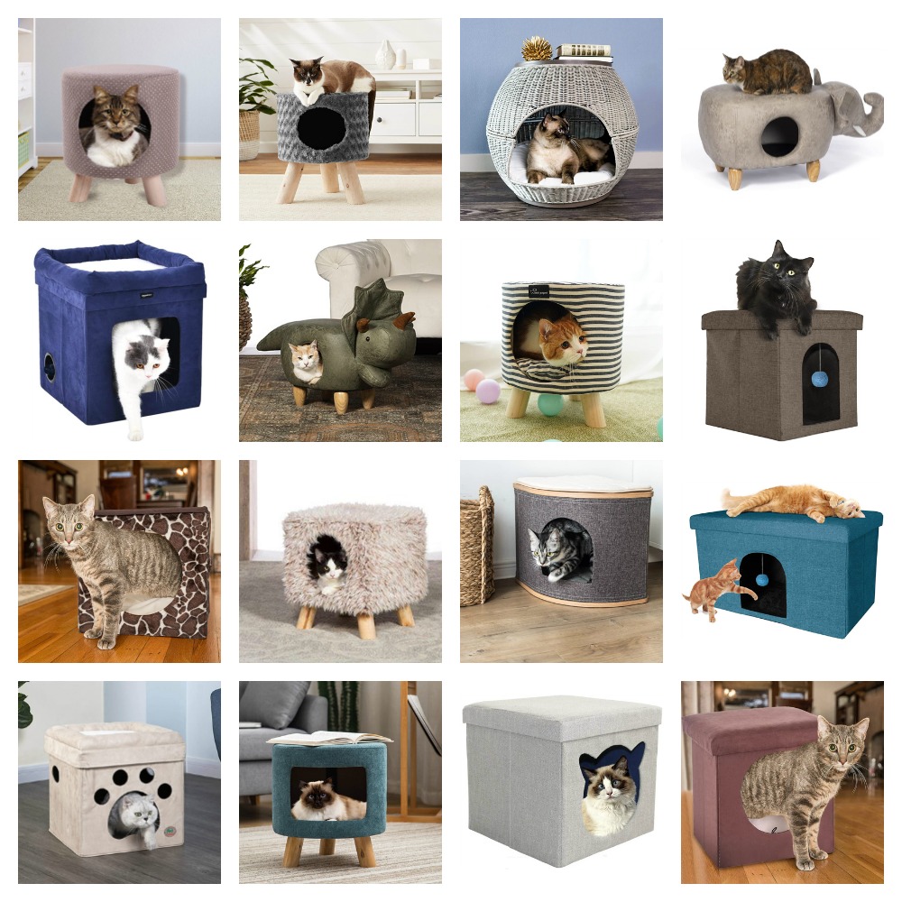 MeowAsFluff's tweet photo. If you want to give your #kitty a cool place to curl up that also doubles as a foot rest, then you have to check out these #catbed ottomans! https://t.co/B69f9OLYWX 😺❤️😺 #catsoftwitter #catlover #catlovers #catfurniture #catbeds #catcave #catcaves #catlife #catlifestyle #cats https://t.co/dj0aRboZuu
