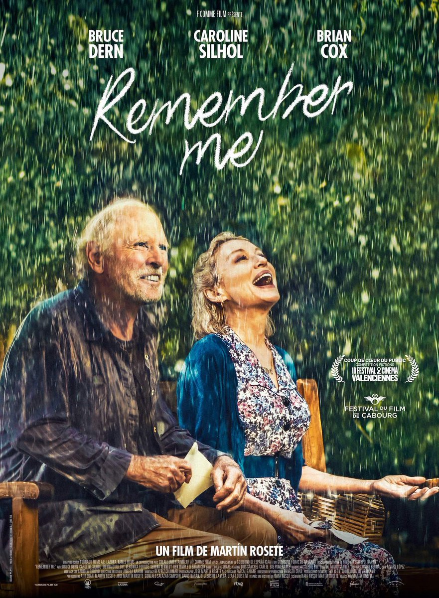 Nuestra producción 'Remember me', dirigida por <a href="/MartinRosete/">Martin Rosete</a>, con <a href="/BruceDern/">Bruce Dern</a>, Caroline Silhol, Brian Cox, <a href="/guillorybe/">Sienna Guillory</a> y Verónica Forqué llegará a los cines franceses el 9 de septiembre. culturellementvotre.fr/2020/07/23/cin…