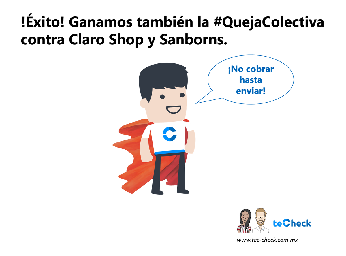 teccheckmx's tweet photo. 📰 Siguen las buenas noticias: Las quejas contra Sanborns y Claro Shop también quedaron en favor de lxs 102 consumidores. Junto con la de Liverpool logramos compensaciones por un monto total d $141,147 MXN. Resultado que no nos gustó ⬇️
@SheffieldGto @GMarquezColin @janapalacios https://t.co/SwWDDCU7KT