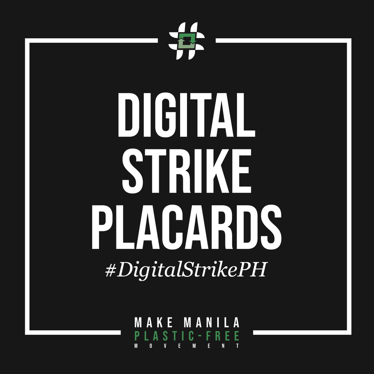 PlasticFreeMNL's tweet photo. Don't have your own placard for Friday? Here are some that we created for everyone!
#DigitalStrikePH
#FridaysForFuture https://t.co/Tb20Hb2Ygt
