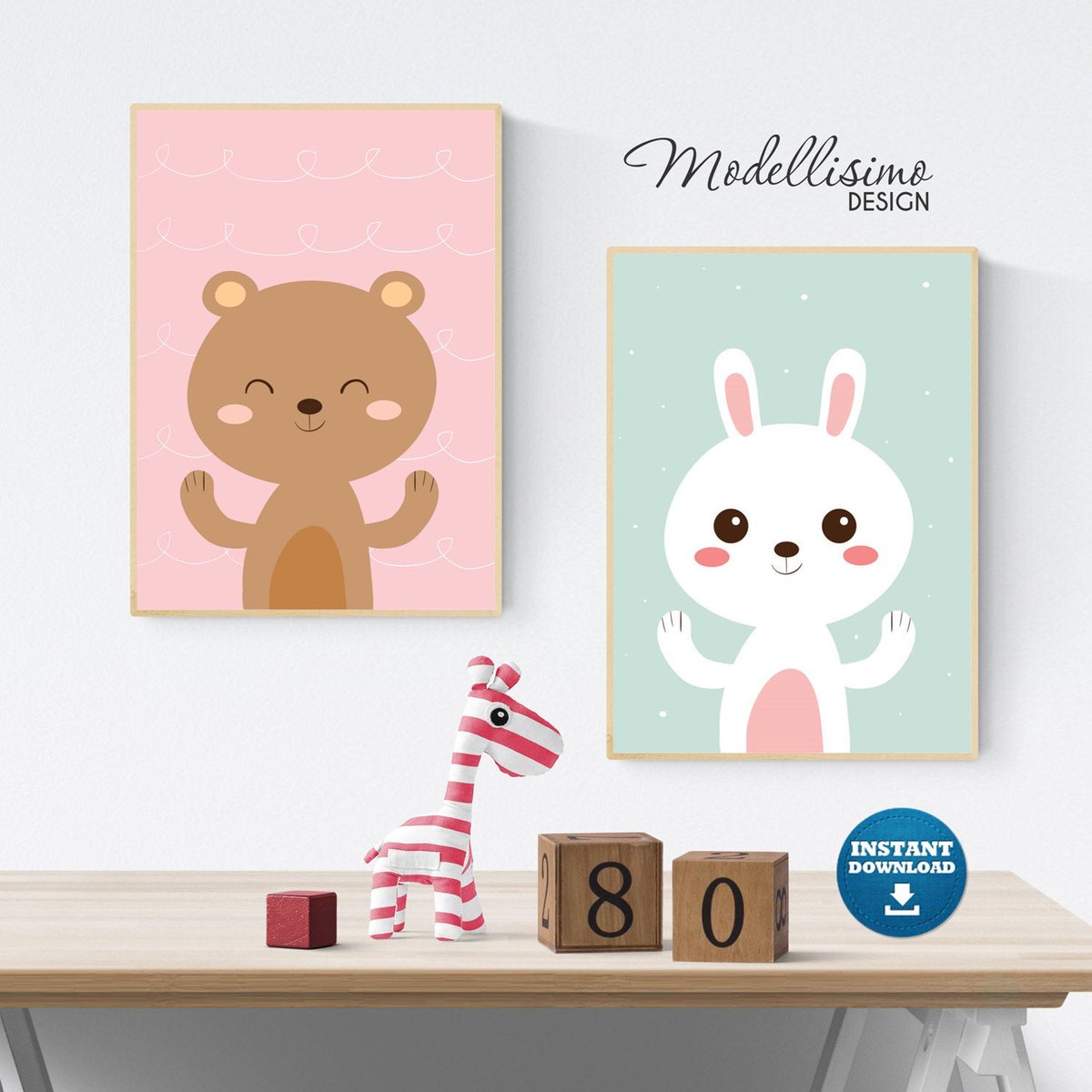 NeonnaS's tweet image. Nursery Wall Art, Baby Bedroom Decor, Bear and Rabbit Print, Animal Prints, Printable Art, Digital Download, Animals for Kids, Printable Art etsy.me/3hqVoPy #birthday #bedroom #animal #nurserydecor #printablewallart #printablecartoon #nurseryroom #kidsroom