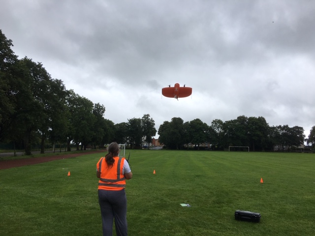 RAerialSurveys's tweet photo. First commercial flight for our #WingtraOne in Scotland today #dronesurvey #fixedwing #rail #corridormapping #3dmodelling https://t.co/RsoKeJrAwD