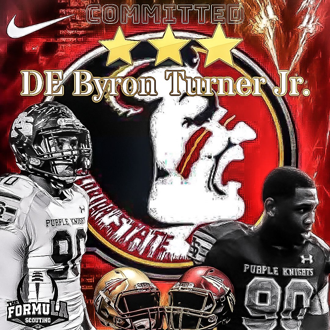 ByronTurnerJr's tweet photo. COMMITTED 📍TALLAHASSEE I’M ON THE WAY.... #GoNoles 🍢 🙏🏾
@Coach_Norvell @CoachYACJohnson @FSUCoachJP 
@FormuLA_Scout 
@4thQtMentality 
@FbIberia 
🔥🔥🔥🔥
#2021Savages
#Destiny https://t.co/otpqG7KIY9