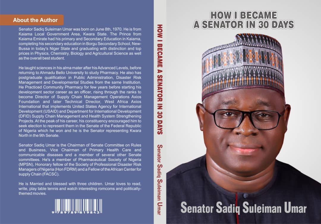 Sen_SadiqUmar's tweet photo. Finally, the D-day is here! The unveiling of my book “How I Became A Senator in 30day” #HowIBecameASenatorIn30Days https://t.co/hWj0eBFMQB