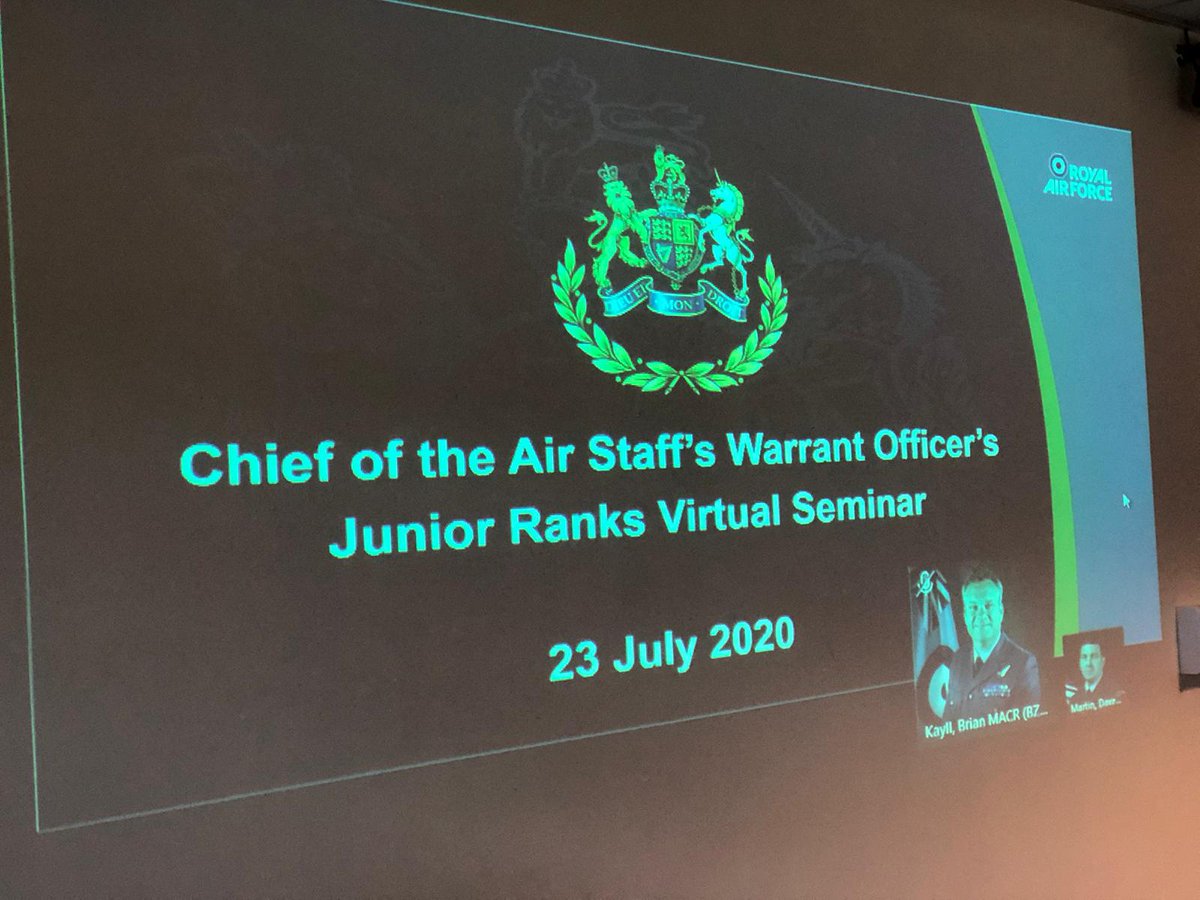 kingscolour_sqn's tweet photo. Today Junior Ranks from The Queen's Colour Squadron attended the CASWO's Virtual Seminar. It is vital that that the JRs understand what is happening within the wider RAF. @JakeAlpertRAF @FPComd @StnCdrNortholt #CASWO #JuniorRanks #VirtualSeminar https://t.co/hPctzlqiWq