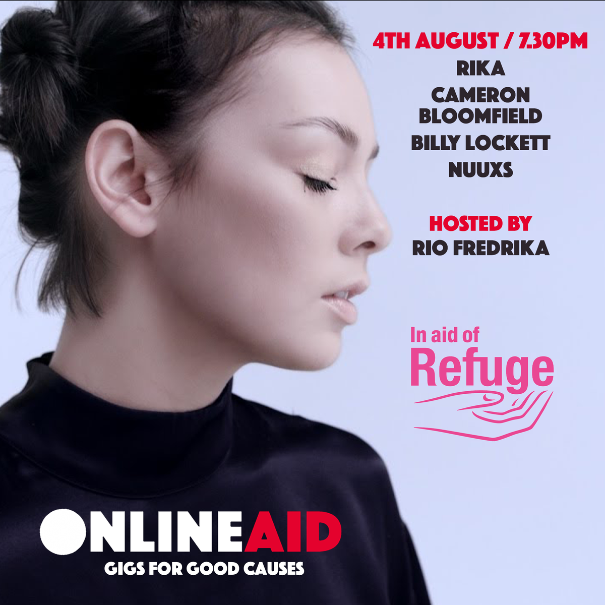 #MeetTheArtist 
<a href="/NUUXS/">NUUXS</a> 

Born and raised in Hackney, singer/songwriter 🎶 NUUXS is soon releasing her debut album #Heirloom

NUUXS is playing <a href="/OnlineAid_/">Online Aid</a> in support of <a href="/RefugeCharity/">Refuge</a> 🎗

Tickets 🎟 available bit.ly/online_aid1 or online-aid.org

#OnlineAid #NUUXS