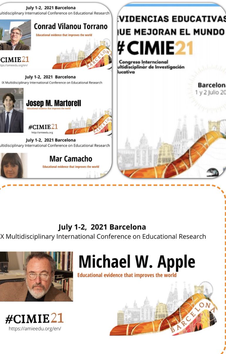 El profesor emérito de la Universidad de Wisconsin-Madison, Michael W. Apple realizará la ponencia inaugural en #CIMIE21. Además, desde <a href="/AsociacionAMIE/">AMIE</a> van confirmando panelistas! #CIMIE21 está en marcha!
💻 ➡️ amieedu.org
