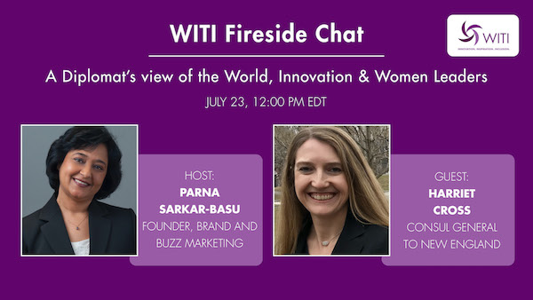 WITI South Florida (@witisouthfl) on Twitter photo Donât miss TODAYâs #WITI Fireside chat w/ British Consul General to New England, <a href="/harryvx/">Harriet Cross</a> & <a href="/ParnaSarkar/">Parna Sarkar-Basu</a>.Theyâll cover a range of topics: from fostering #innovation & clean energy to supporting women entrepreneurs and incl app.marketbeam.io/u/9J5Btb Donât miss TODAYâs #WITI Fireside chat w/ British Consul General to New England, <a href="/harryvx/">Harriet Cross</a> & <a href="/ParnaSarkar/">Parna Sarkar-Basu</a>.Theyâll cover a range of topics: from fostering #innovation & clean energy to supporting women entrepreneurs and incl app.marketbeam.io/u/9J5Btb