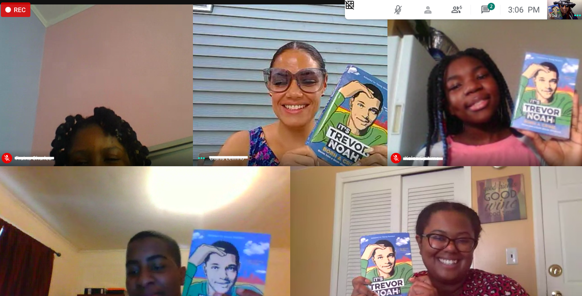projectlit_LCCS's tweet photo. #summerfun We ended the year with a virtual "Fun in the Sun" #ProjectLitBookClub meeting to discuss Trevor Noah: Born a Crime! 😎 @ProjectLITComm @Trevornoah #projectlitcommunity #projectlit https://t.co/vJrPKrrPYv