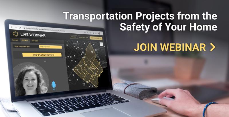 StreetLightData's tweet photo. When travel is anything but “normal,” and many of us are still working from home, it can be challenging to collect meaningful transportation metrics. Luckily, big data makes it easy — learn how on our webinar.

🗓️ July 30, 11 AM PT / 2 PM ET
🎦 Register: https://t.co/KuOkqJtt2Z https://t.co/j9AUewECY3