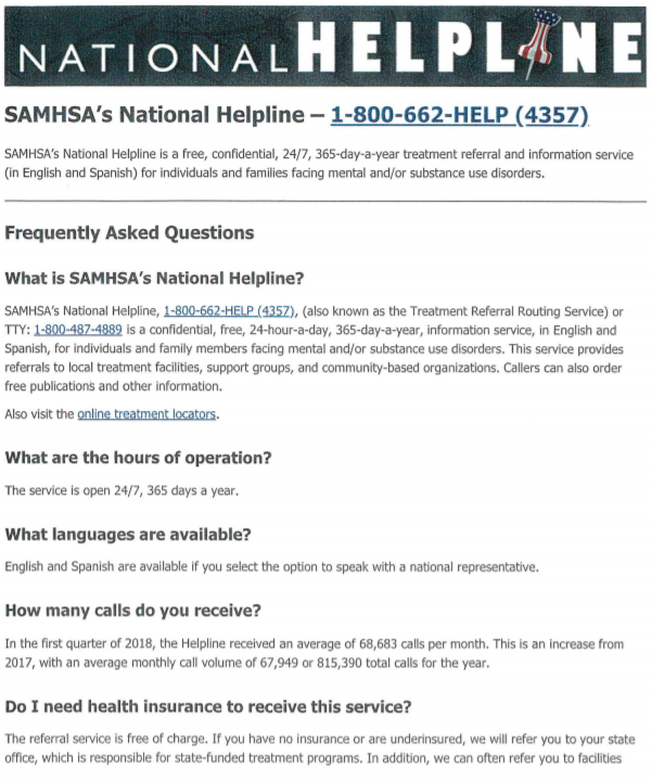 CaldwellKSPD's tweet photo. Did you know there is a @samashagov National HELPLINE? Please share with your friends and family and know that no one needs to go through a tough time alone. 
#StaySAFEandHealthyCaldwell https://t.co/Y7U3IhQM6I