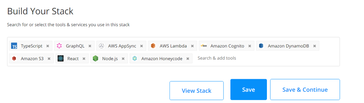HoneyCoders's tweet photo. #AWS #Serverless #Honeycoders don't forget to list #Honeycode in your #Stackshare stack.  We did: (remember to hit SAVE). https://t.co/vwYzpJbQEs
