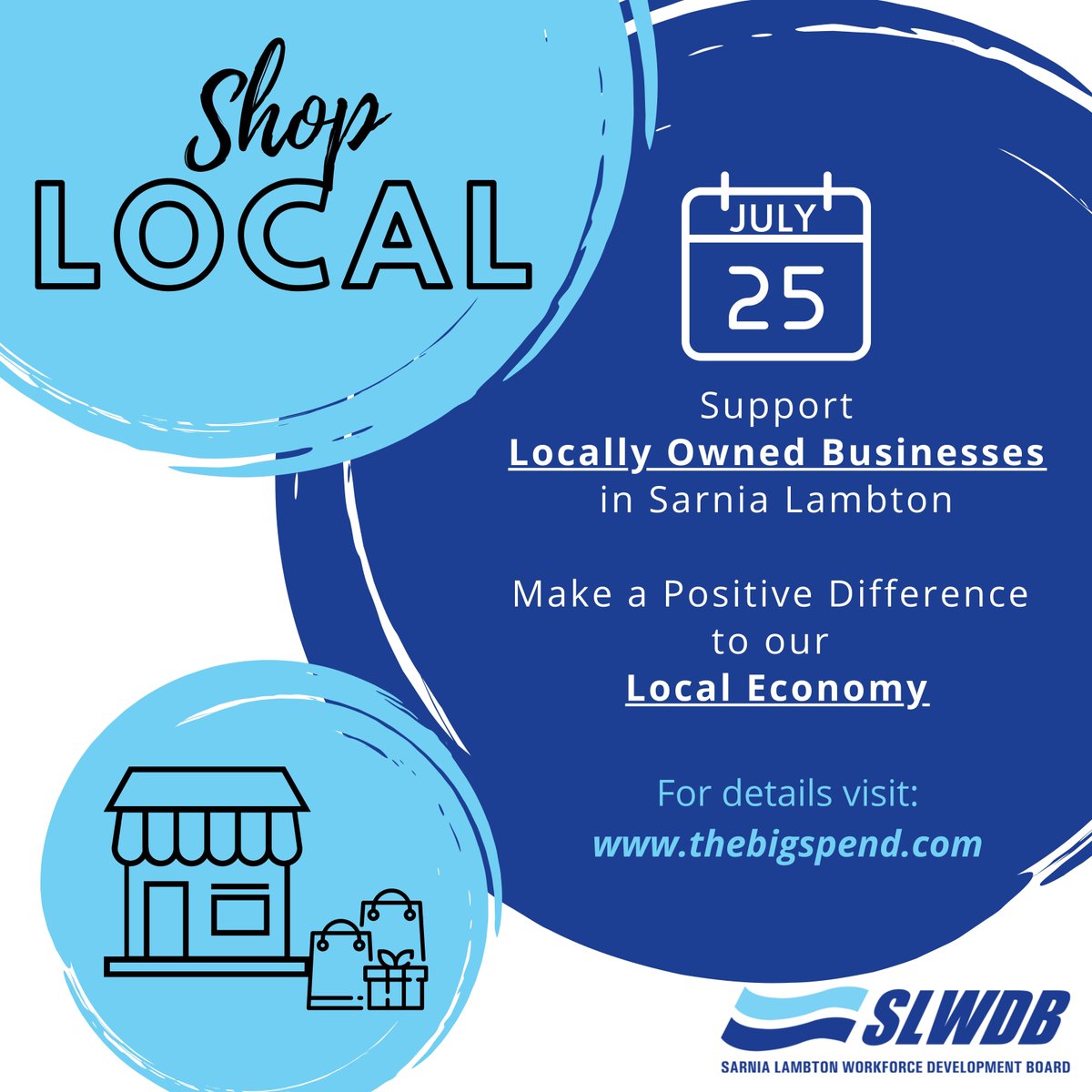 slwdb's tweet photo. JOIN “THE BIG SPEND” JULY 25th!

Shop local to be part of helping to revive our economy by making an intentional purchase at a local small business.

Take action &amp; help the nation’s post COVID-19 rebuilding process. 

https://t.co/enmHorHYy4 https://t.co/GYvTbFJsws