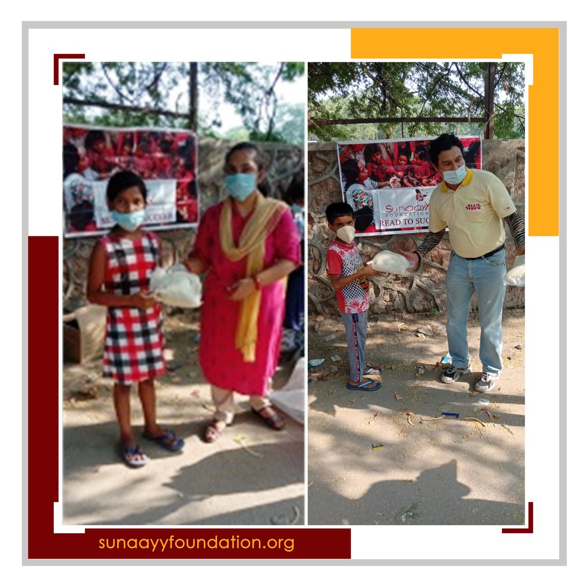 NishVishwa's tweet photo. On 15th July Sunaayy Foundation with the support of AWL India Pvt. Ltd’s support distributed 2kg rice packets to the families living in 4 of the slums in Vasant Kunj.Sunaayy helps these families in these difficult times.#donation #charity #donate #children #help #support #covid https://t.co/BSxS6MTylv