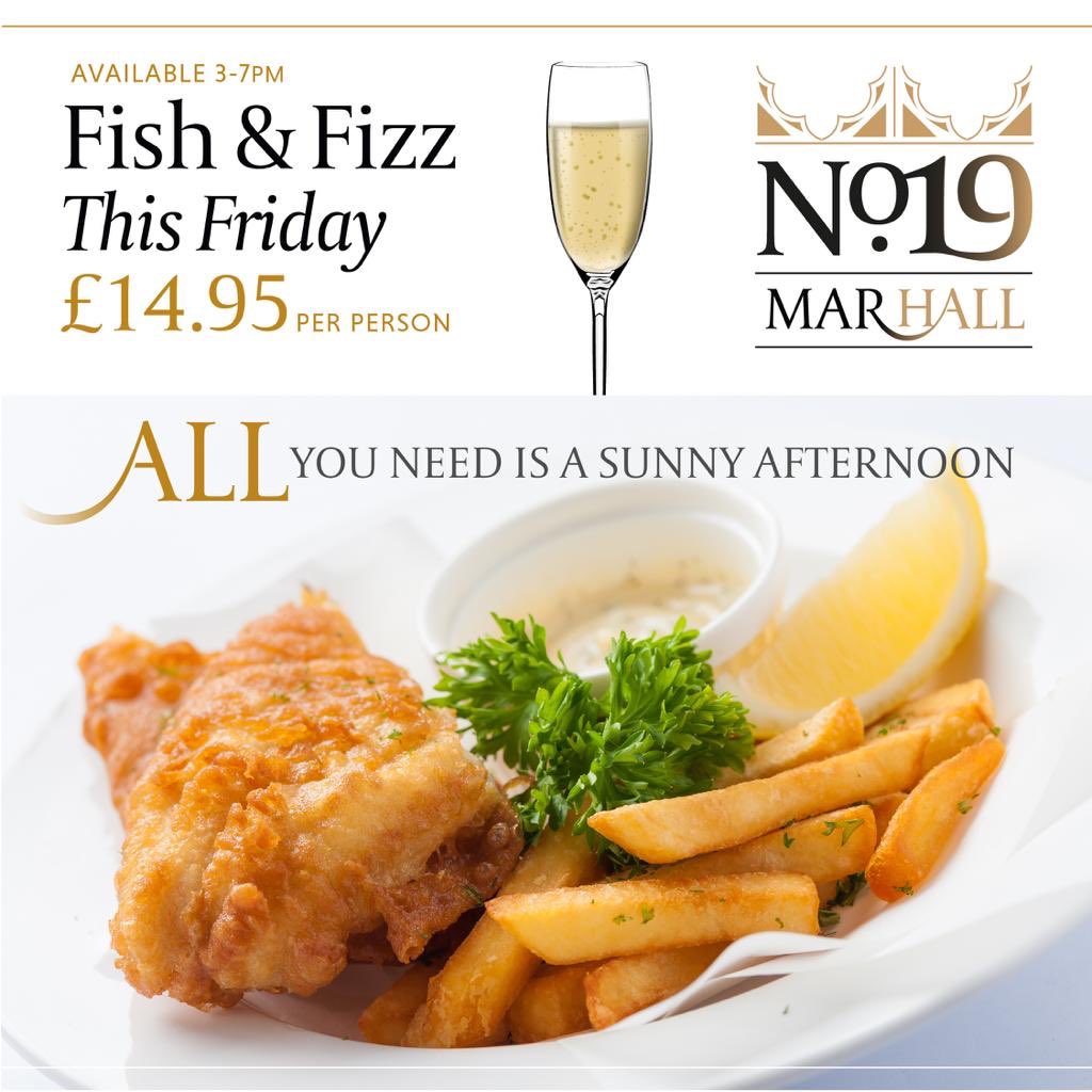 ☀️We’ve got that Fry-yay feeling here @ Mar Hall! The sun is going to be shining - so why not book a table on our deck? 
Book now via this link..👇booking.resdiary.com/widget/Standar…
Please call our reservations team on 0141 812 9999 or email no19@marhall.com 📲 for more information.