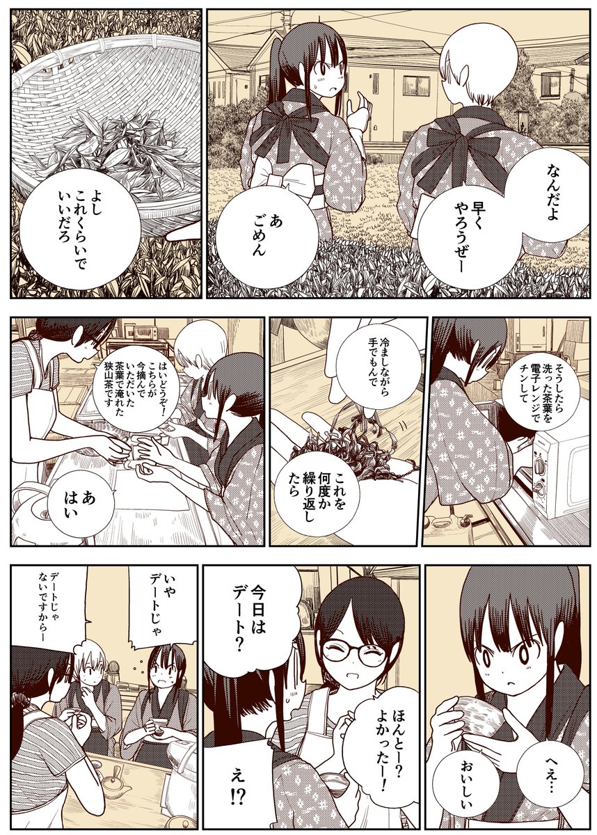 番外編『埼玉のグルメってどう思いますか?』⑥
埼玉の中学生は狭山茶お茶摘み体験デートをします 