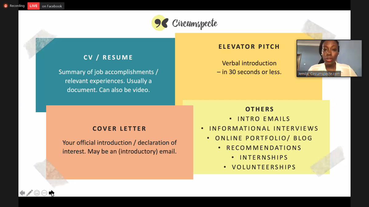 emmawuku's tweet image. What's happening?
#JobSearch skills training with @jabdulai is live now 📽️!
You can join us from facebook👉🏾bit.ly/2D355Fa
#ThriveWithDigital #womenpreneur #BlackTechTwitter #webinar #onlinelearning
