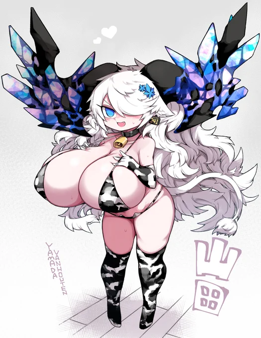 牛柄ビキニうしちゃん #オリジナル https://t.co/VBRgGFt9Iq 