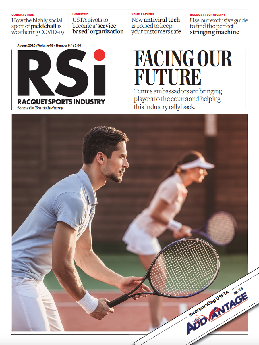 rsimagazine's tweet photo. The August 2020 issue of Racquet Sports Industry Magazine has been released. #antiviral #tech #usta #pickleball #stringingmachines #ambassadors
More: https://t.co/XtkmkiPpFA https://t.co/ej6Rul1s9t