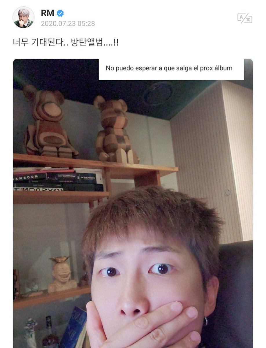 [200723] #WEVERSE

#Taehyung comentó el post de #Namjoon 

TRAD ©Taehyung.chile 

<a href="/BTS_twt/">방탄소년단</a> #V #뷔 #태형 #김태형 #TAEHYUNG #방탄소년단뷔 #BTSV #방탄소년단  #BTS #BTSARMY