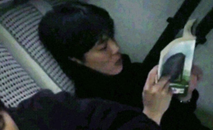 He also likes reading books and we saw him reading a couple of times.