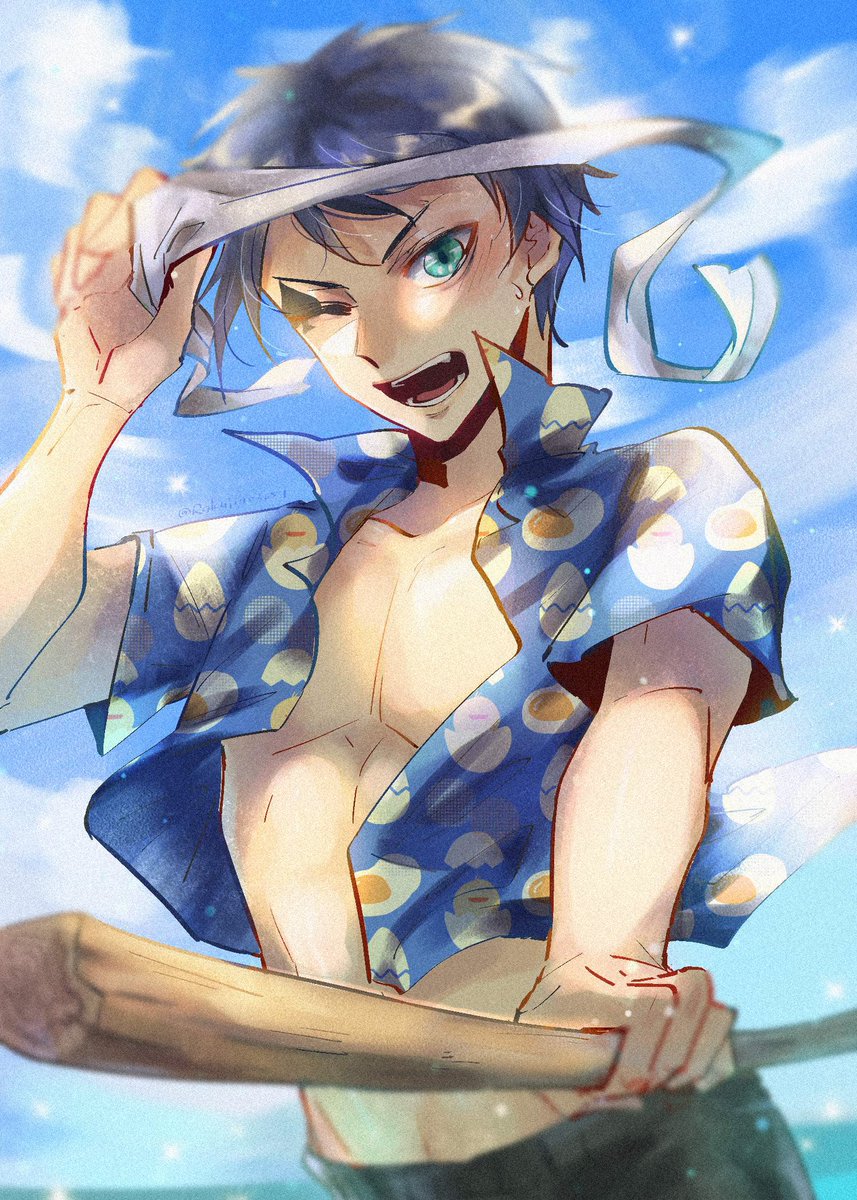【twst】
之前那張是有故事的(好
#ツイステファンアート 