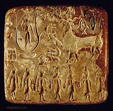 6/nLook at seals recovered from Harappan sites ~3000 BCE. Bulls, cows, found prominent place with human.This shows they Cows as partner not as a food.Mesopotamians were also influenced by IVC (Mesopotamians called 'MELUHA') love for animals https://twitter.com/i__Mystic/status/1282560169696800768?s=20
