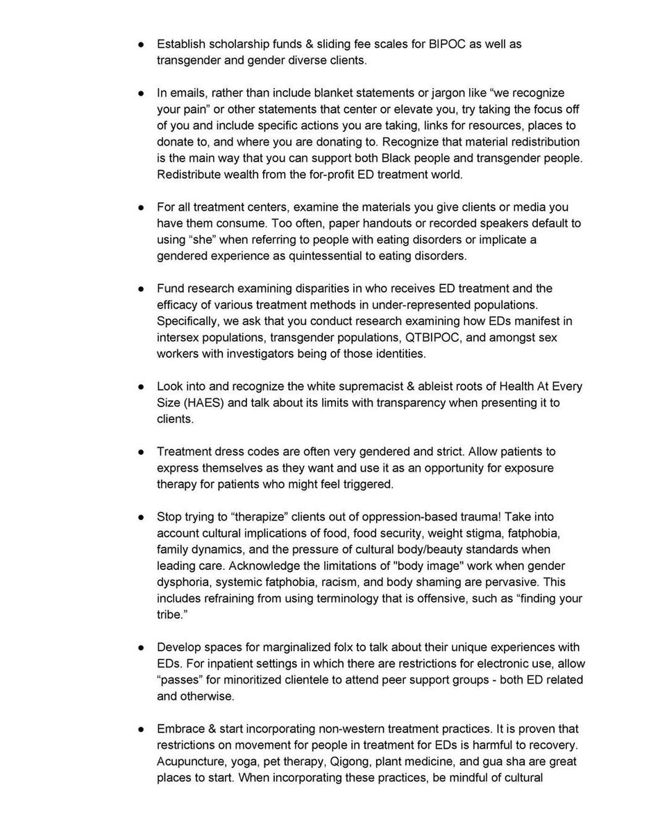 FEDUPcollective's tweet photo. Our open letter addressing racism, transphobia, and tokenism in the #eatingdisorder industry is live at https://t.co/RM7tXI1fDX https://t.co/ySzwKjXDzp